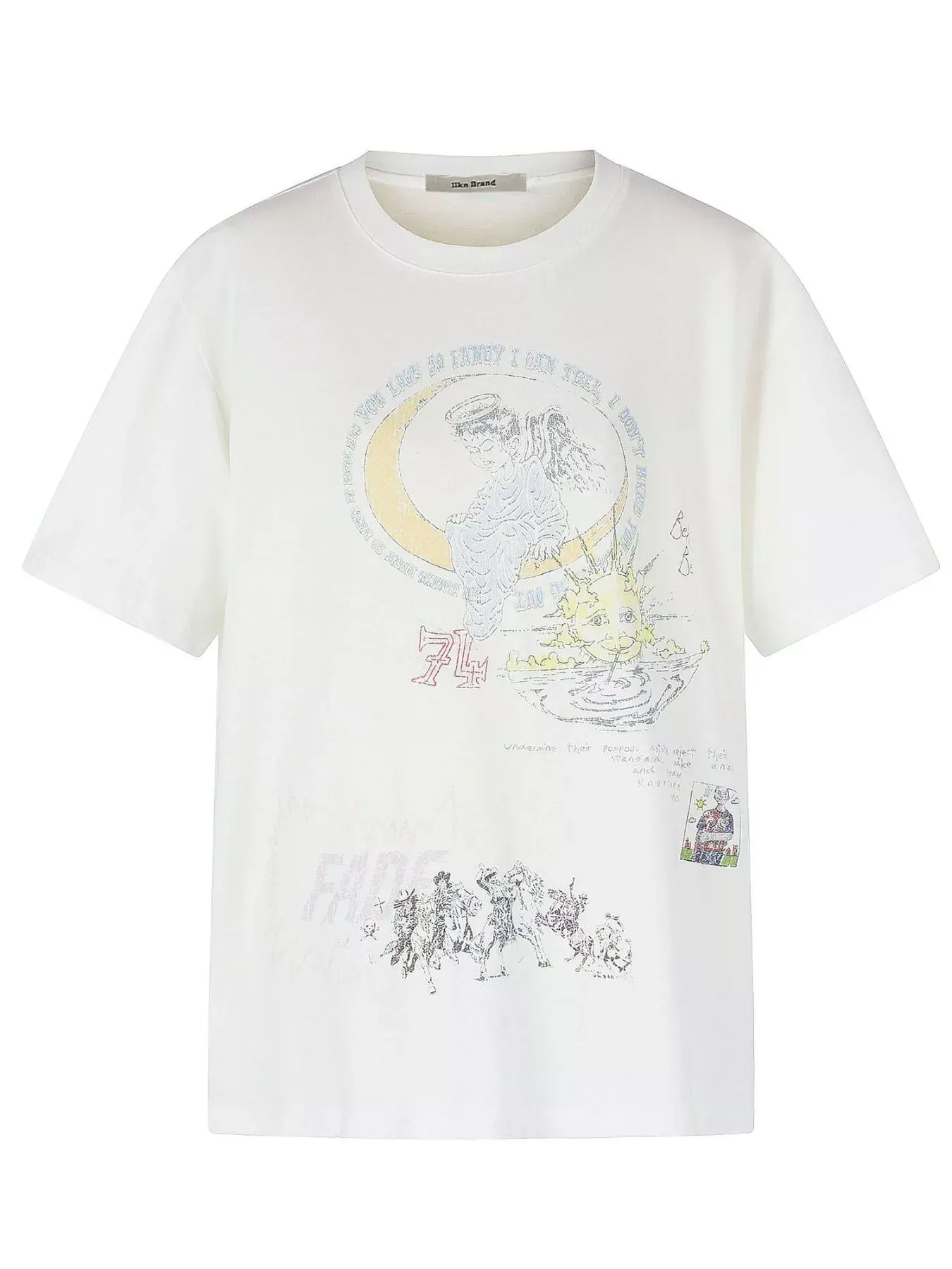 Men's Artistic Graphic Round Neck T-Shirt