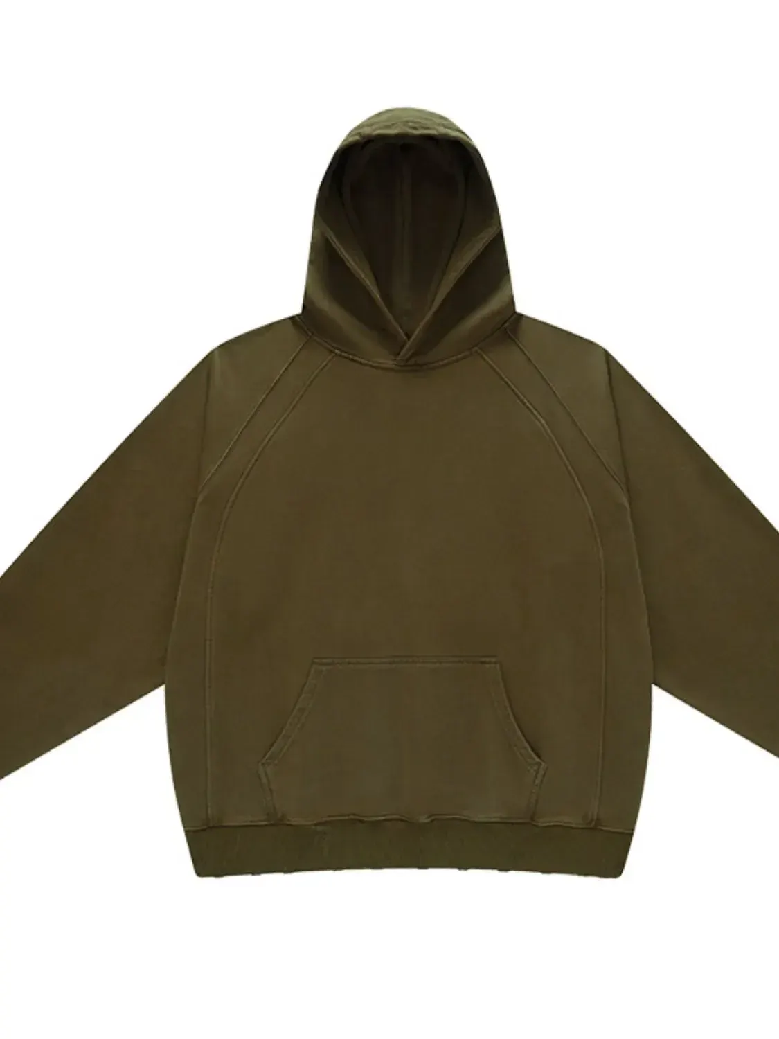 Men's Kangaroo Pocket Raglan Sleeve Hoodie