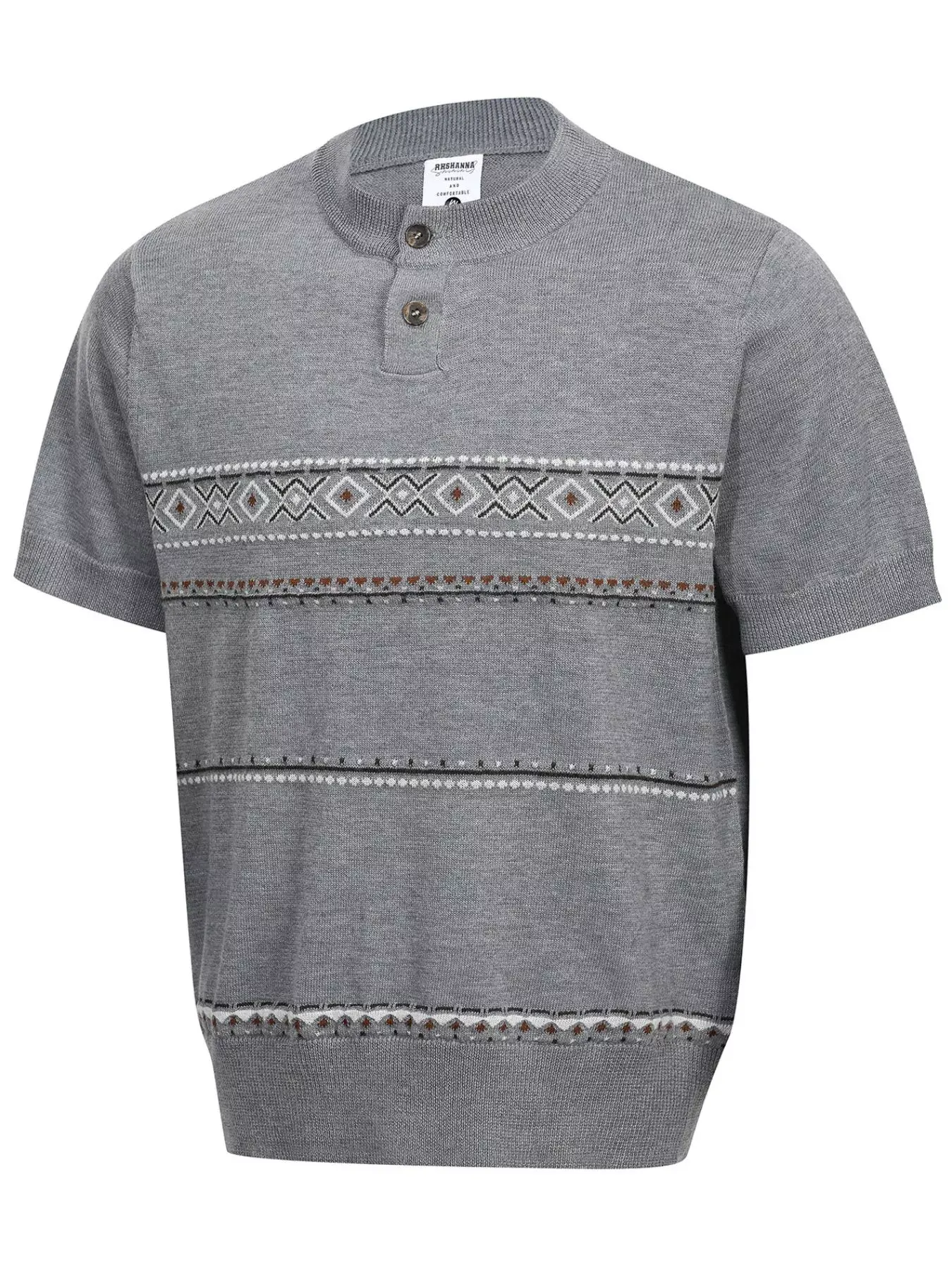 Men's Short Sleeve Knit Top