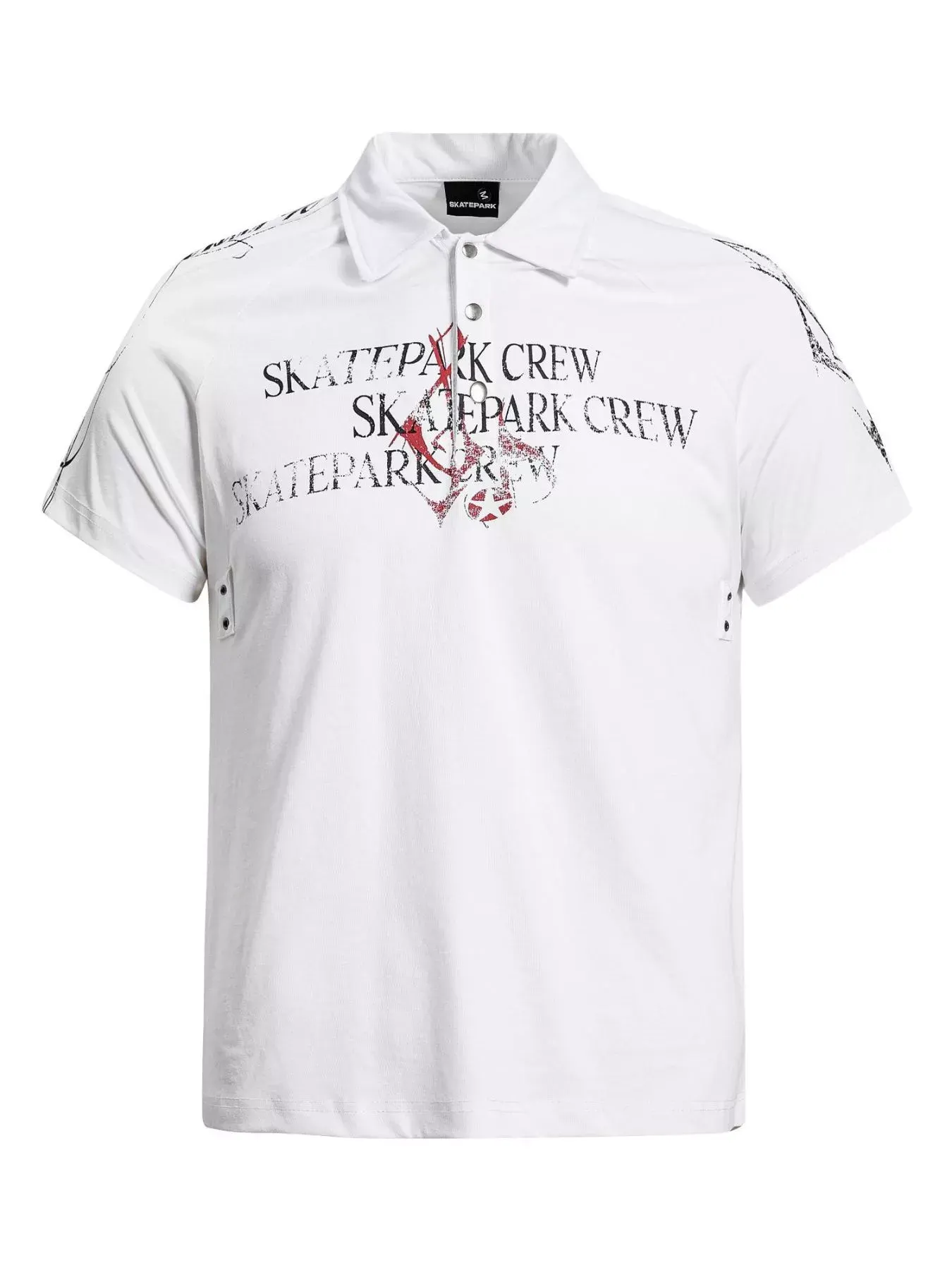 Men's Letter Short Sleeve Polo